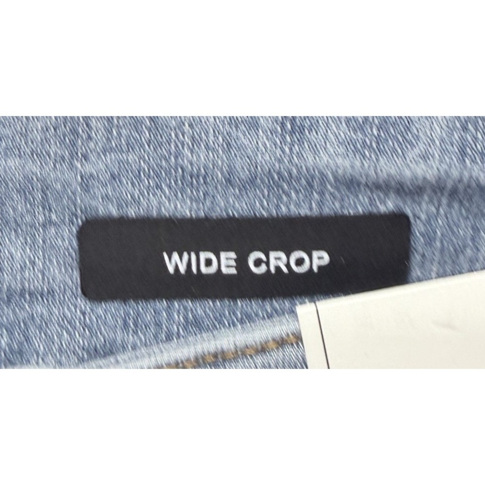 NWT Judy Blue High Rise Double Button Cropped Wide Leg Jeans Denim Size 13/31 - Picture 10 of 14
